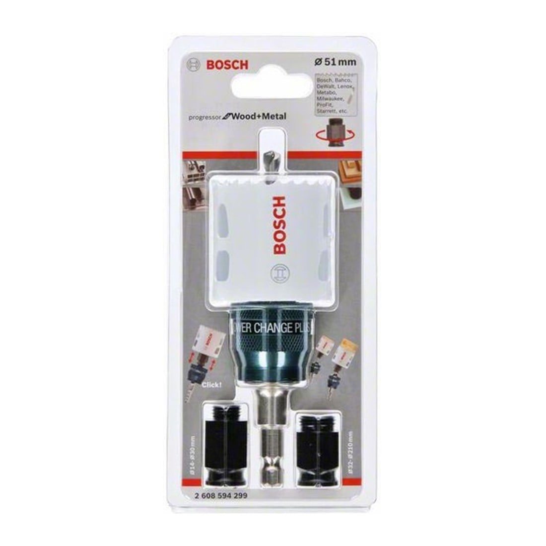 Bosch PC-Plus Panç Başlama Seti pW&M 51mm Ø8.7 - 2608594299
