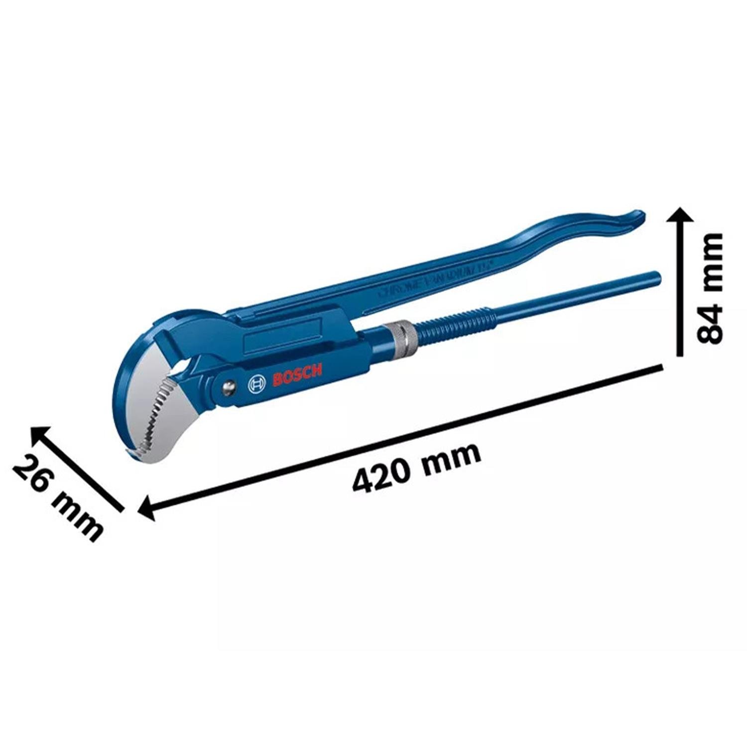 Bosch Professional Boru Anahtarı 45 Derece 420mm - 1600A02W3T