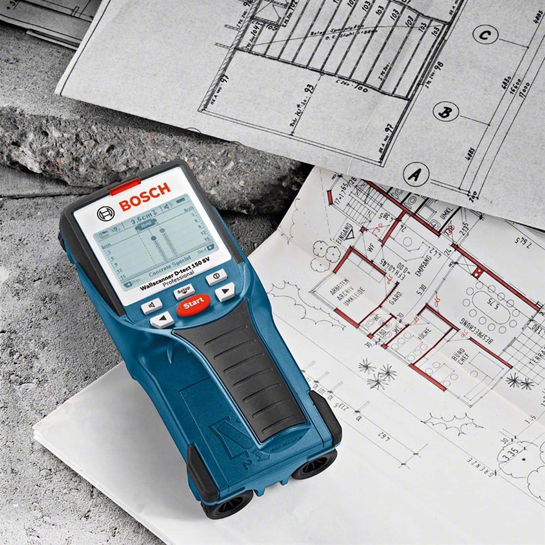 Bosch Professional Duvar Tarama Cihazı D/Tect 150 SV - 0601010008 