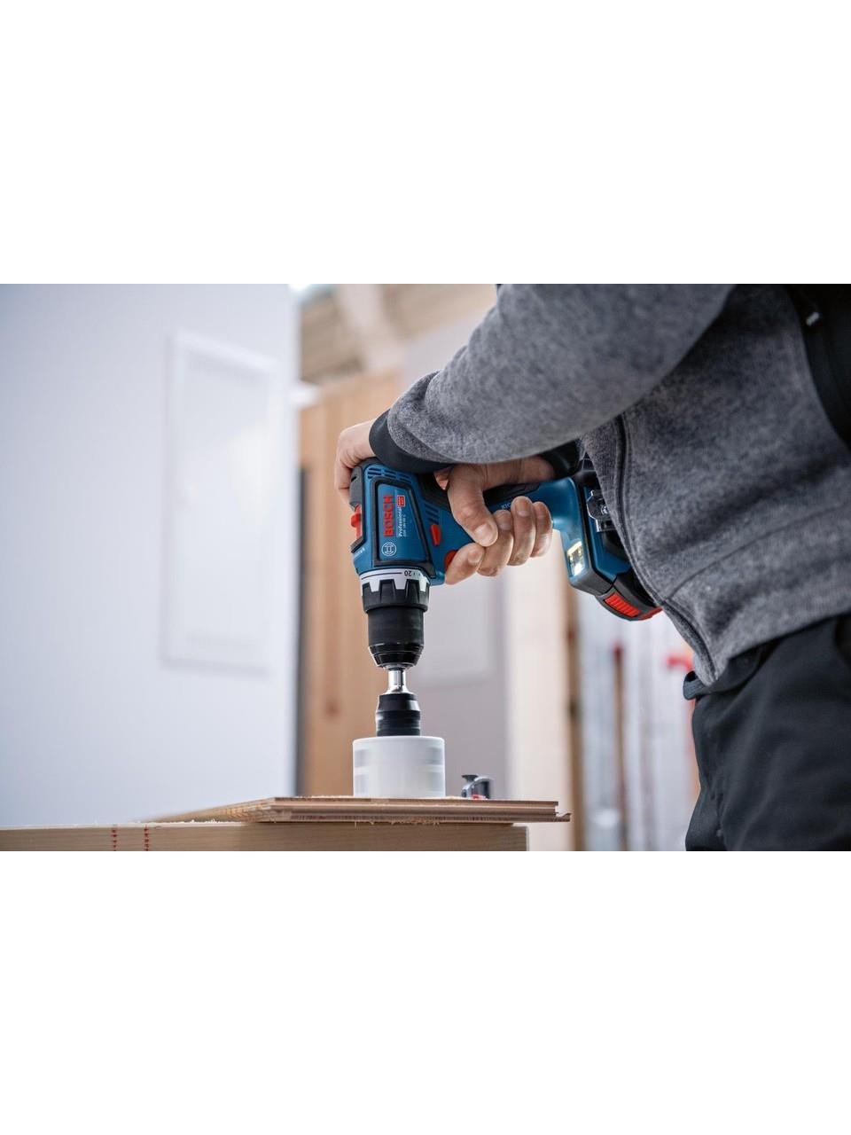 Bosch Professional GDR 18V-220 C + GSB 18V-90 C 4Ah Çif Akülü Set - 06019L6023