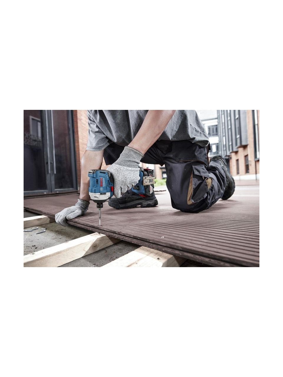 Bosch Professional GSB 18V-45 Akülü Darbeli Vidalama + GDR 18V-215 Akülü Darbeli Somun Sıkma Çift Akü 4,0Ah ProCORE Akü Kombi Set - 0615A50069