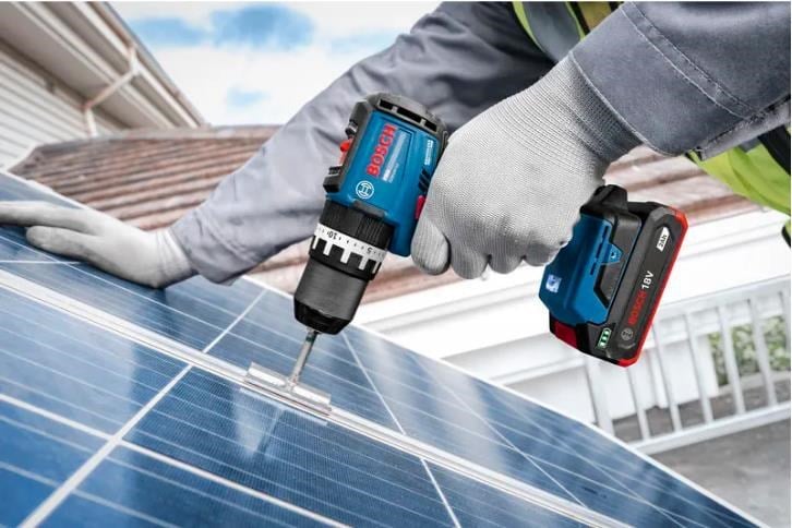 Bosch Professional GSB 18V-52 Akülü Darbeli Delme Vidalama, Çift Akülü (2*2,0Ah) - 06019S012C