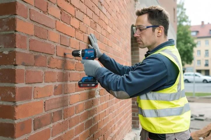 Bosch Professional GSB 18V-52 Akülü Darbeli Delme Vidalama, Çift Akülü (2*2,0Ah) - 06019S012C