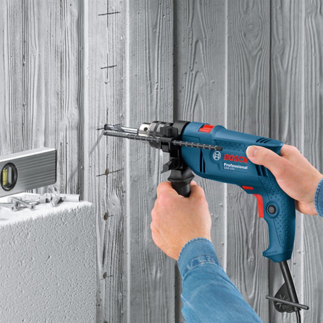 Bosch Professional Gsb 550 Darbeli Matkap - 06011a1023