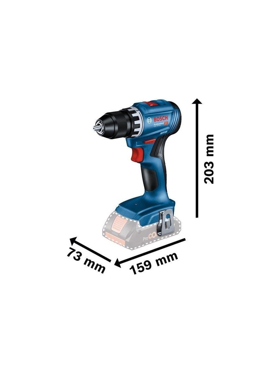 Bosch Professional GSR 18V-45 + GWS 18V-8 + GBH 18V-22 3 x 4.0 Ah Akülü Kombi Set - 0615A5007L