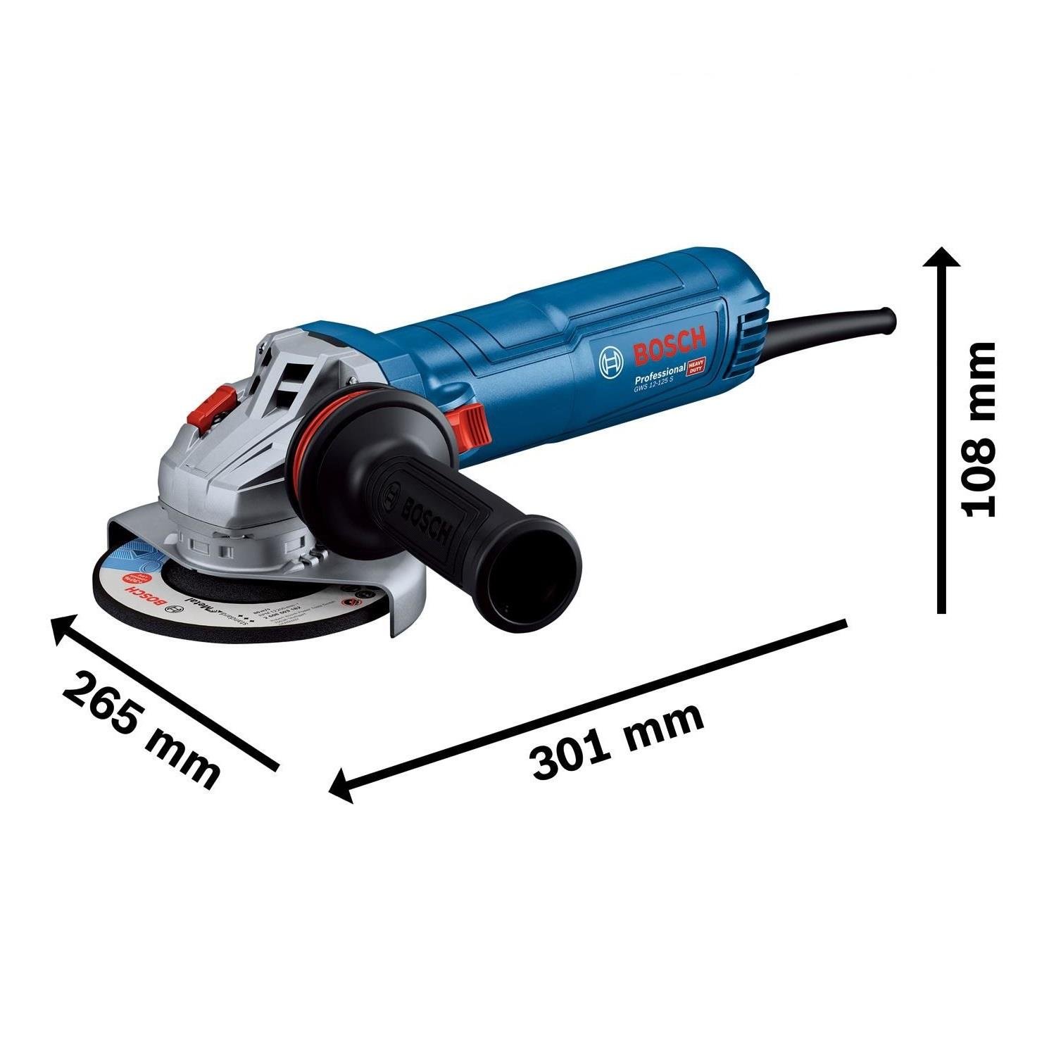Bosch Professional GWS 12-125 S Taşlama Makinası - 06013A6020