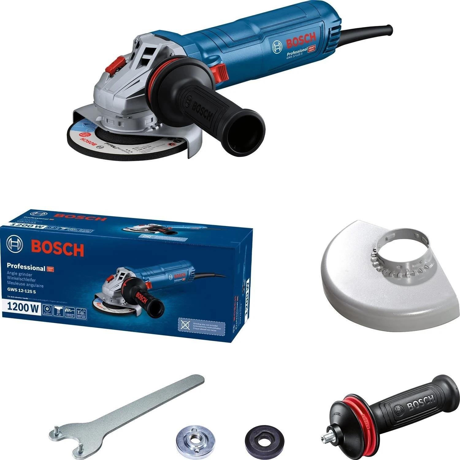 Bosch Professional GWS 12-125 S Taşlama Makinası - 06013A6020