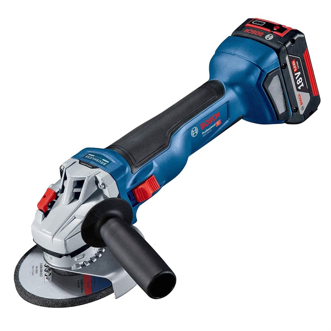 Bosch Professional GWS 18V - 10 Taşlama - 06019j4004 ( 2x5.0Ah ; L-Boxx ; 125 mm ) 