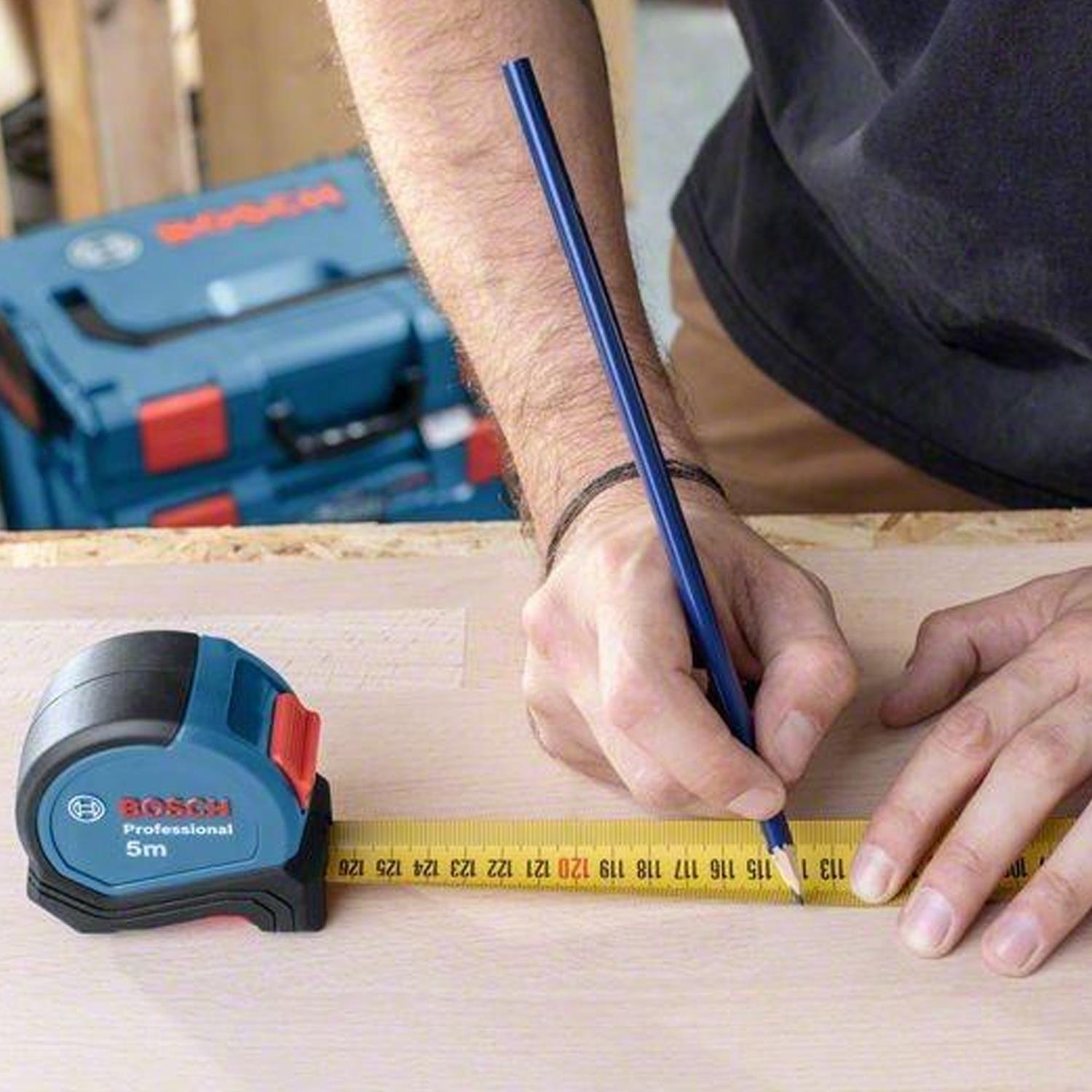 Bosch Profesyonel Şerit Metre 5m Tekli - 1600A02YB3