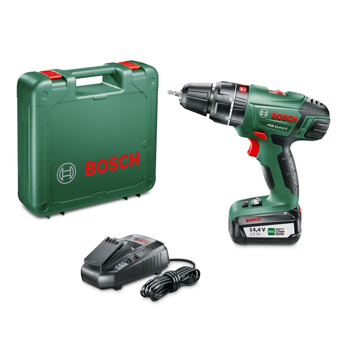 Bosch PSB 14,4 LI-2 (2,5 Ah Tek Akü) Vidalama Makinesi - 3165140821681