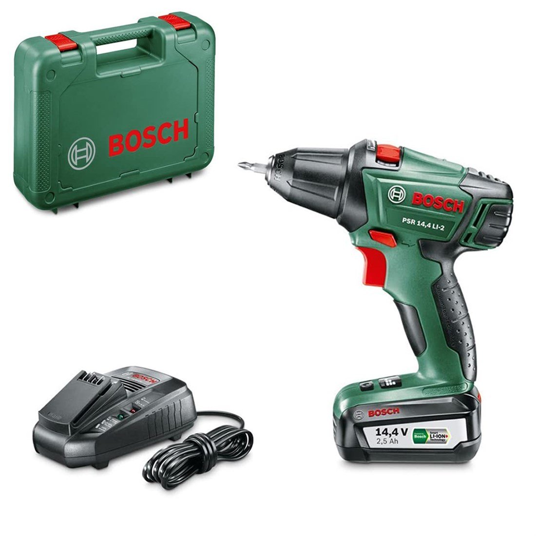 Bosch PSR 14,4 LI-2 Akülü Vidalama (2,5Ah Tek Akü) - 060397340N
