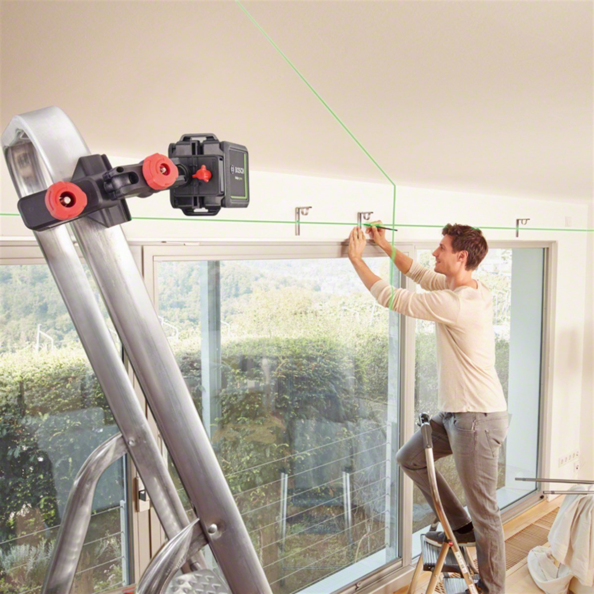 Bosch Quigo Green Çapraz Çizgi Lazer 0603663C00