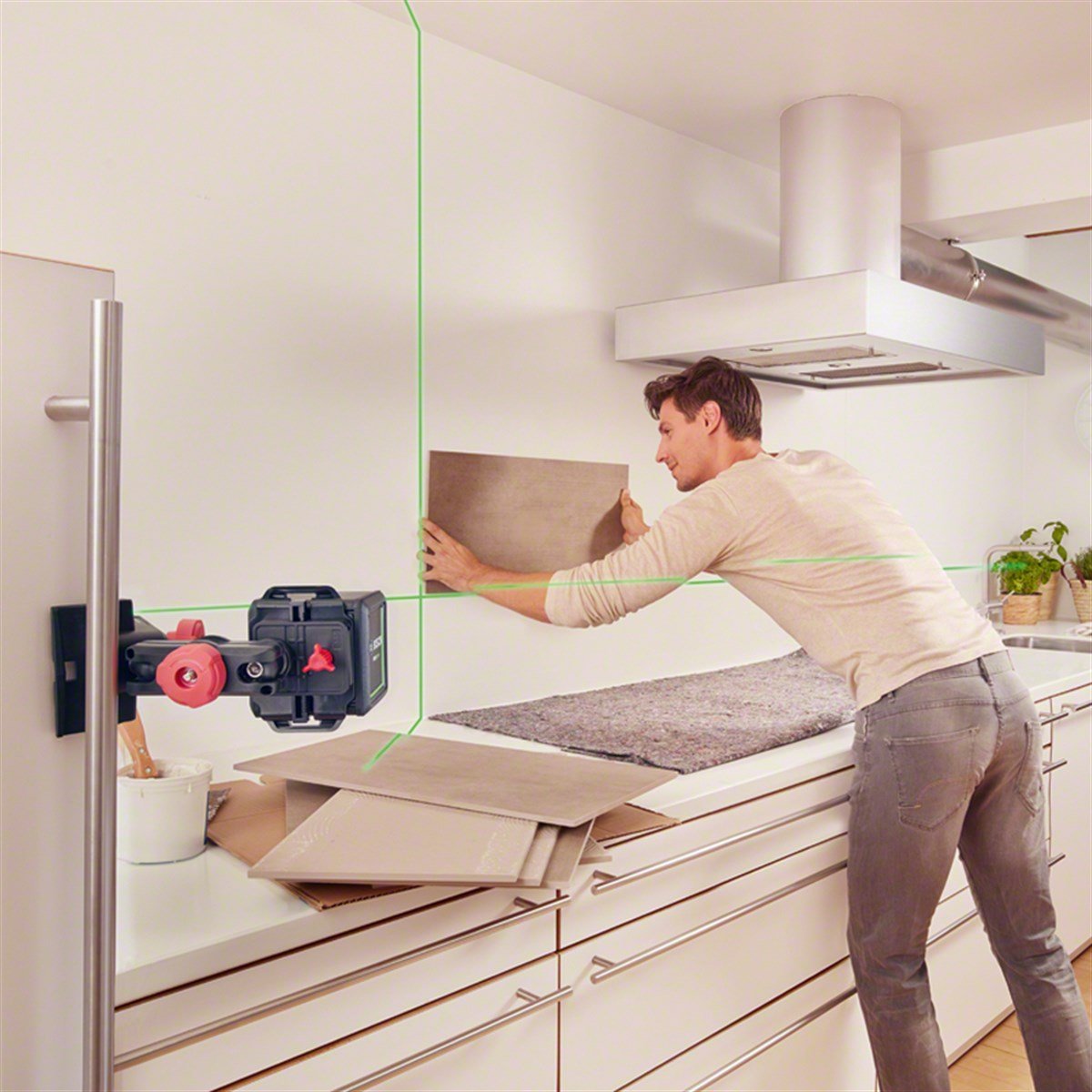 Bosch Quigo Green Çapraz Çizgi Lazer 0603663C00