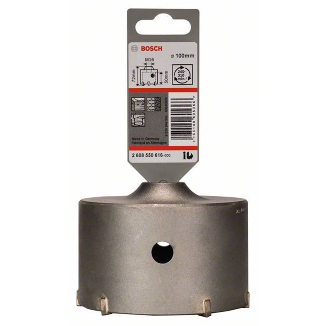 Bosch SDS-Plus-9 CoreCut Buat Ucu 100*72 mm - 2608550616