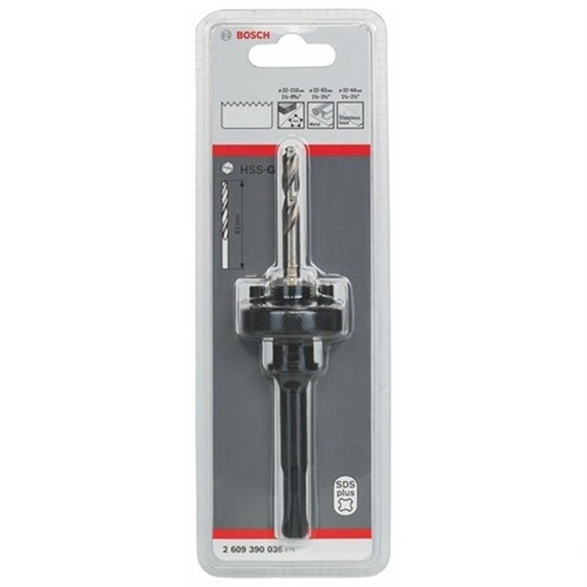 BOSCH SDS-plus panç adaptörü 33-152 mm
