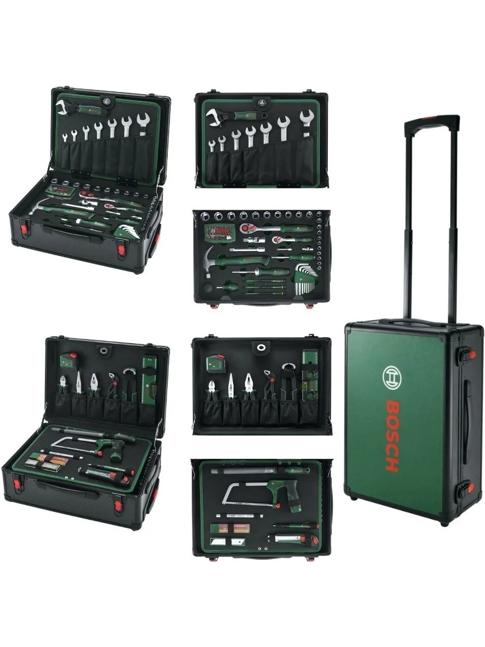 Bosch Tekerlekli Alet Çantası Seti 119 Parça - 1600A02ZB4