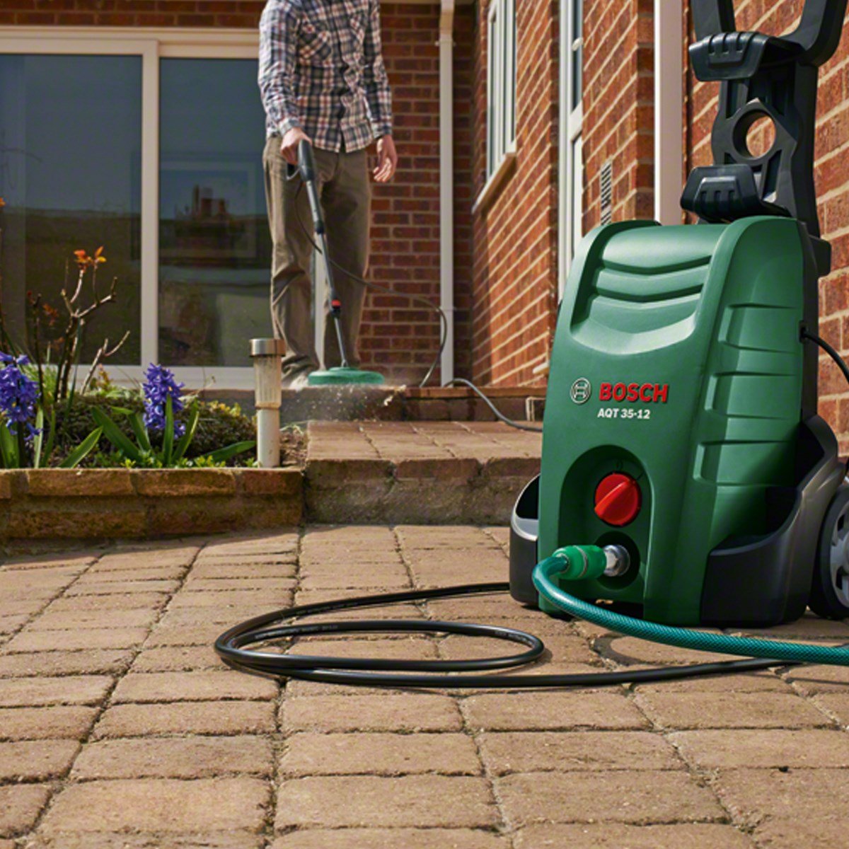 BOSCH Tüm AQT Basınçlı Yıkamalar İçin Yüksek Basınç Hortumu (6m)