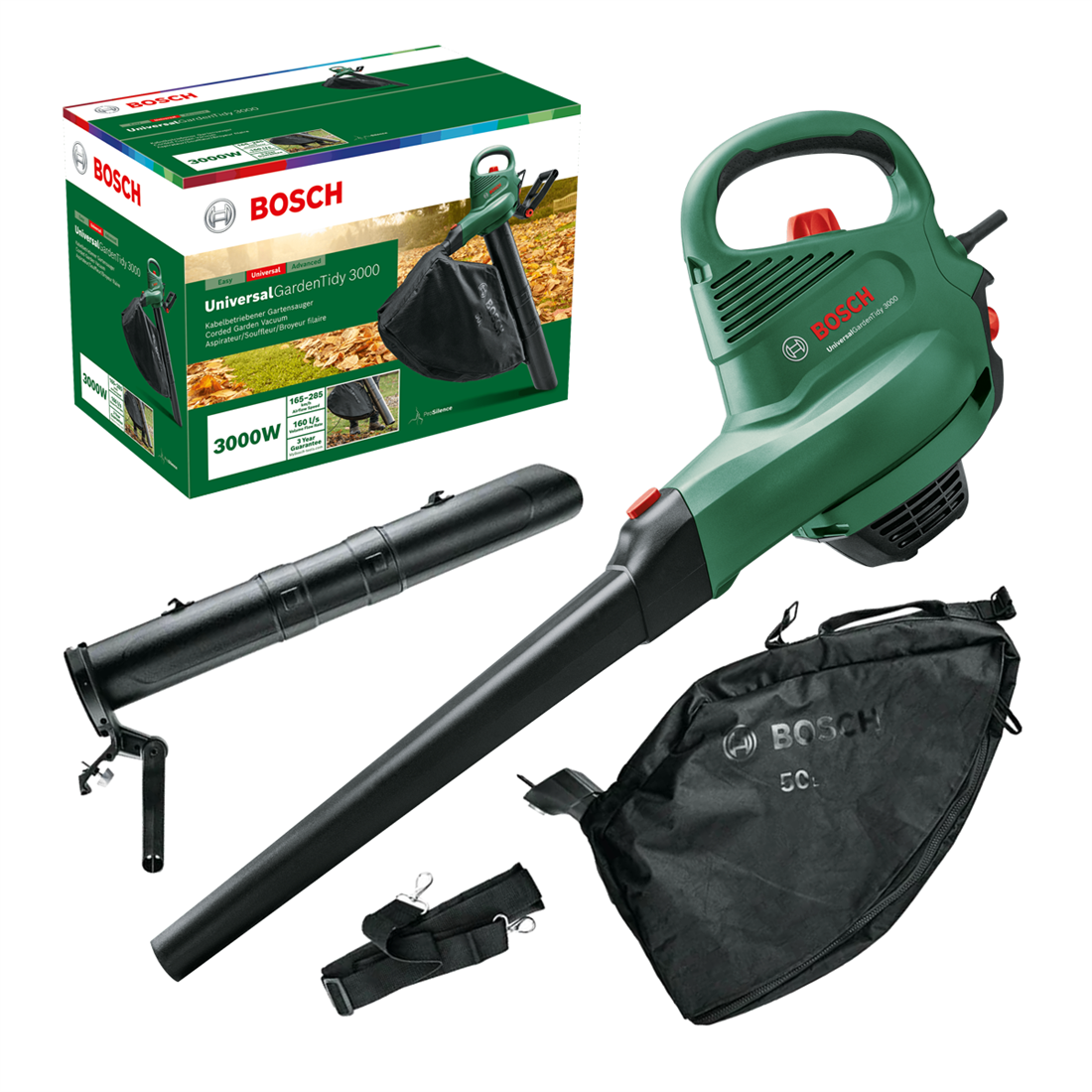 Bosch Universal Garden Tidy 3000 Yaprak Üfleme 06008b1001
