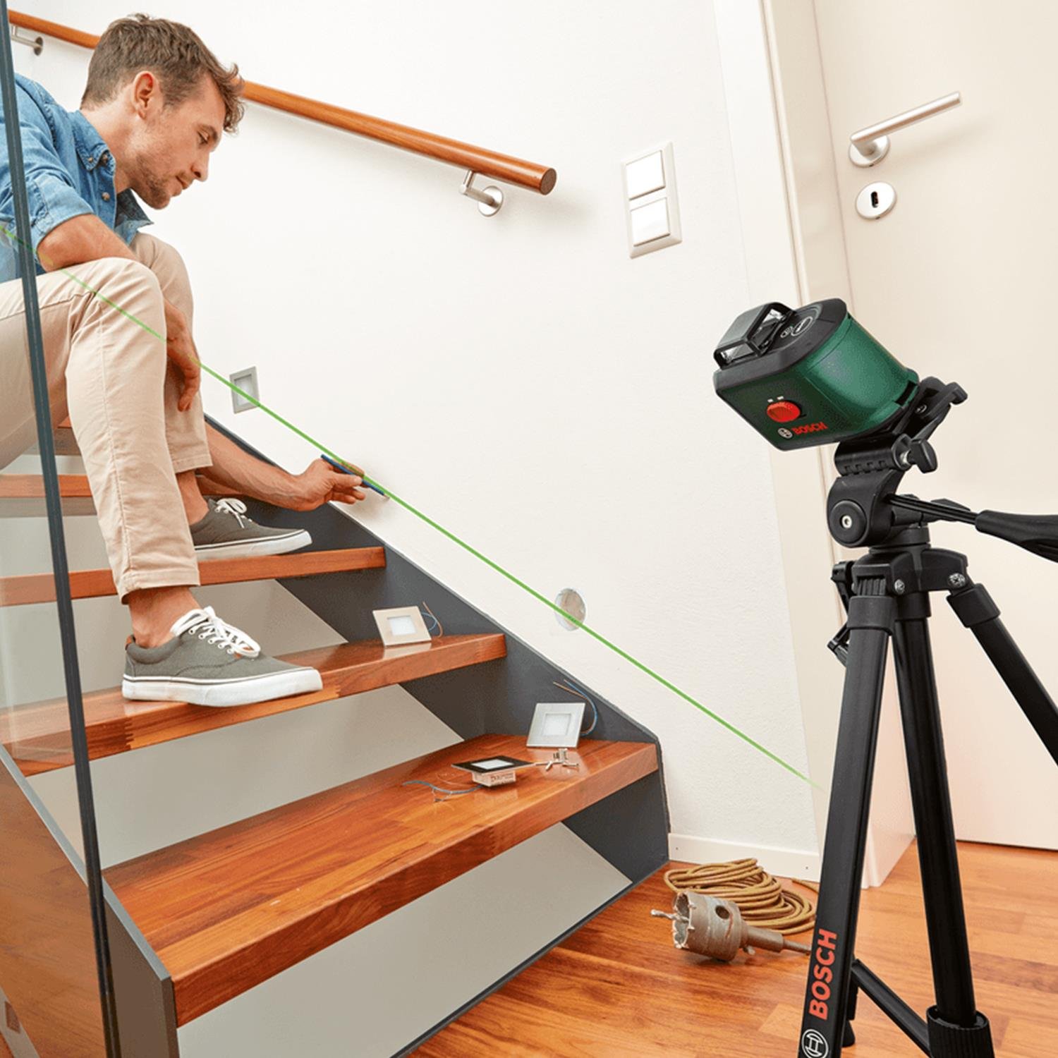 Bosch Universal Level 360 + TT150 Çizgi Lazer - 0603663E06
