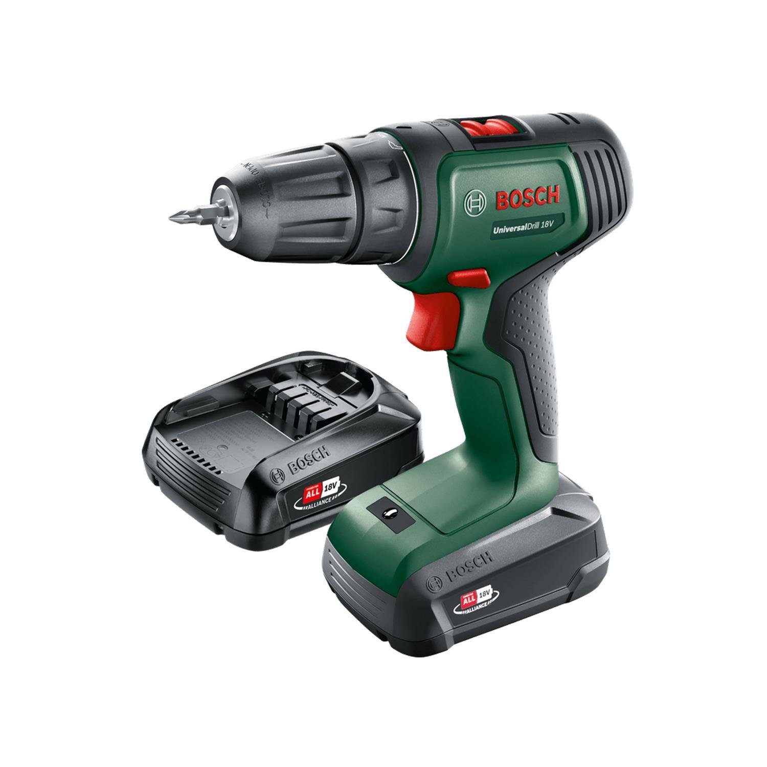 Bosch Universaldrill 18V  2 Akü 1,5 Ah Akülü Matkap Vidalama - 06039D4002