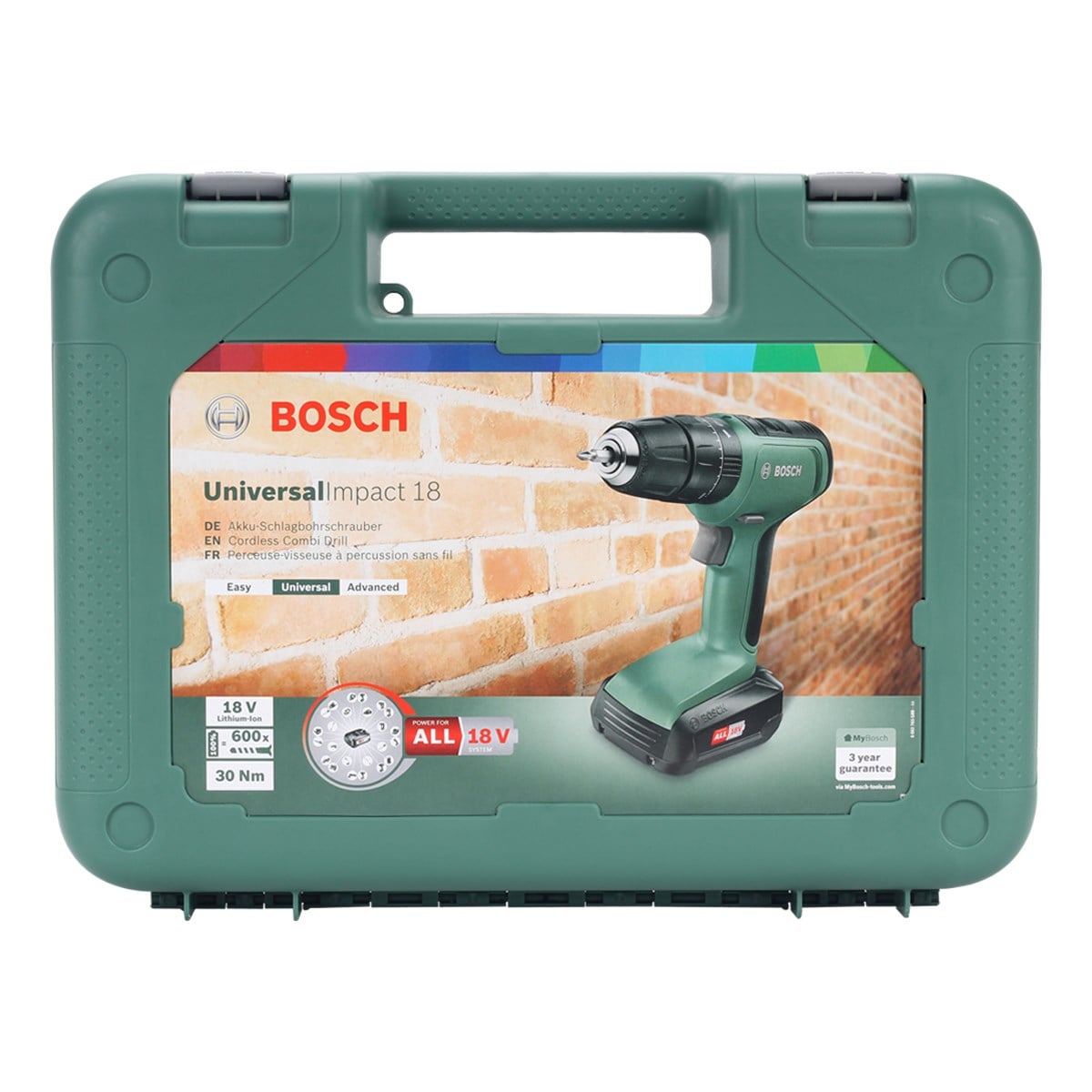 Bosch UniversalImpact 18 Tek Akülü Darbeli Matkap - 06039C8100