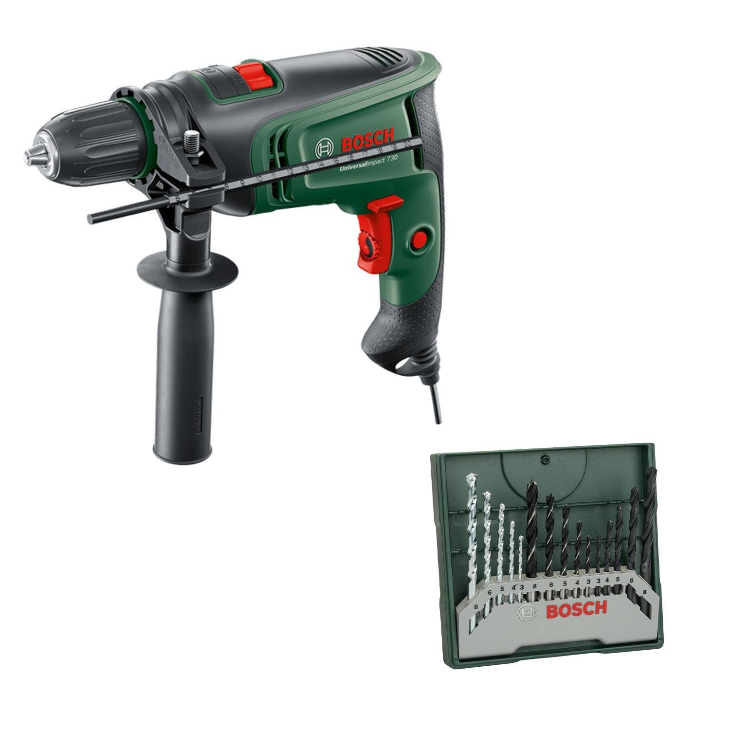 Bosch UniversalImpact 730 Darbeli Matkap +15 Parça X-line Set- 0603313402
