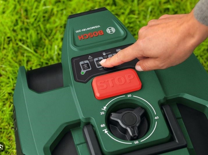 Bosch VisiMow 18V-200 Akülü (1*5,0Ah) Robotik Çim Biçme + Bıçak - 06008E1102