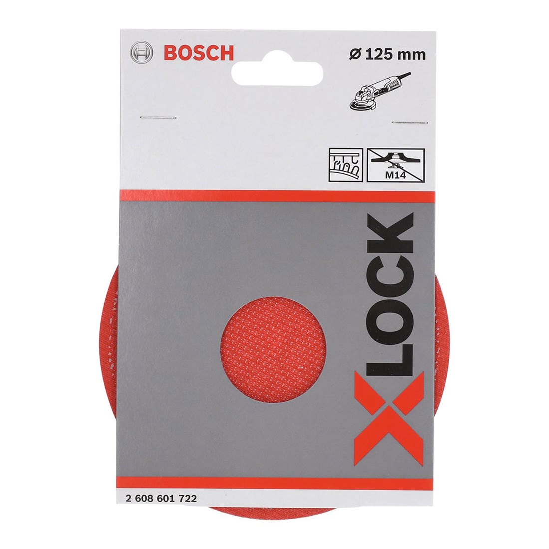 Bosch X-Lock 125mm Zımpara Tabanı M14 - 2608601722