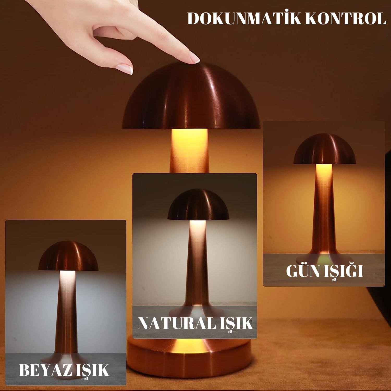 Cata Ct-8429 Lizbon Dekoratif Şarjlı Masa Lambası