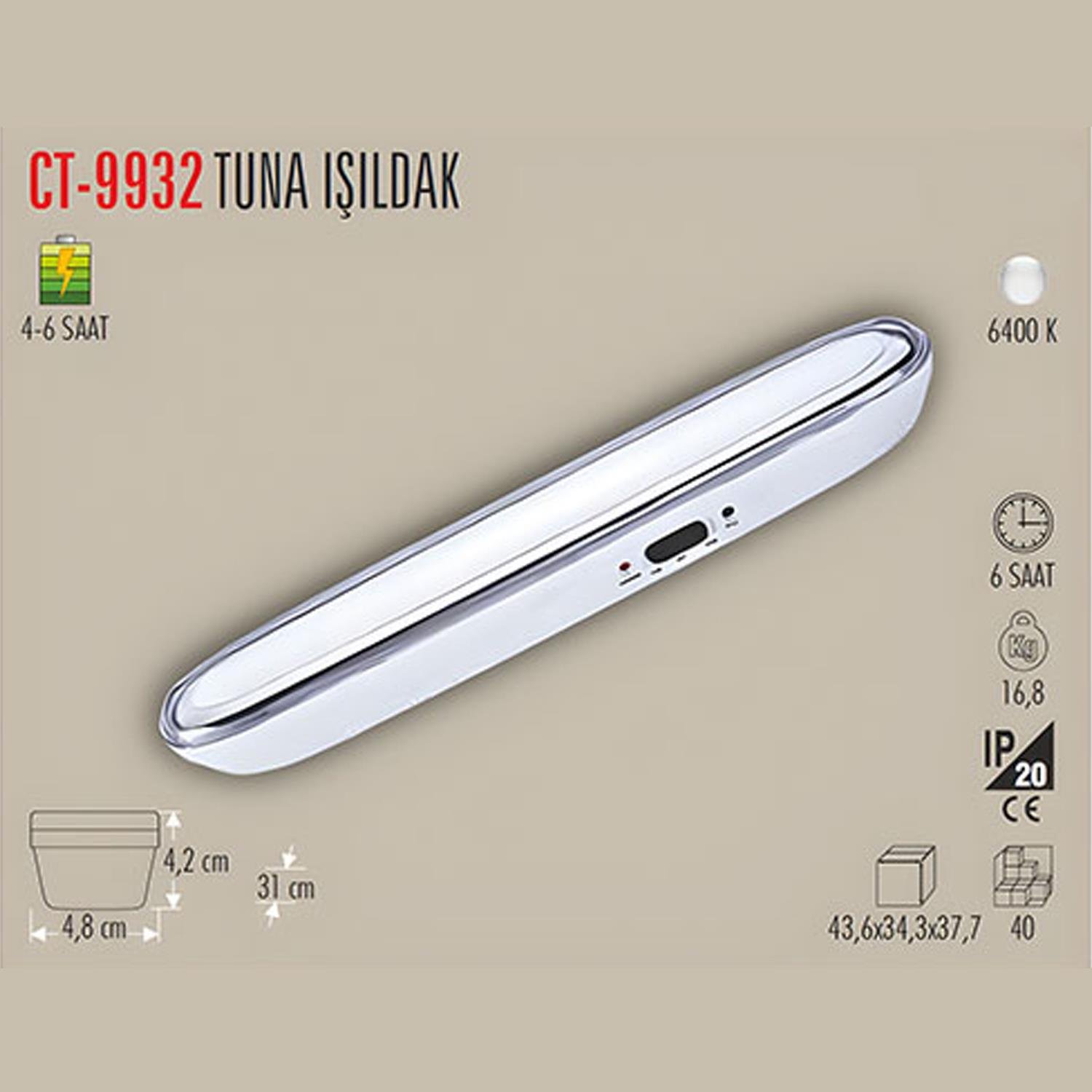 Cata Ct-9932 Ledli Işıldak 30 Ledli