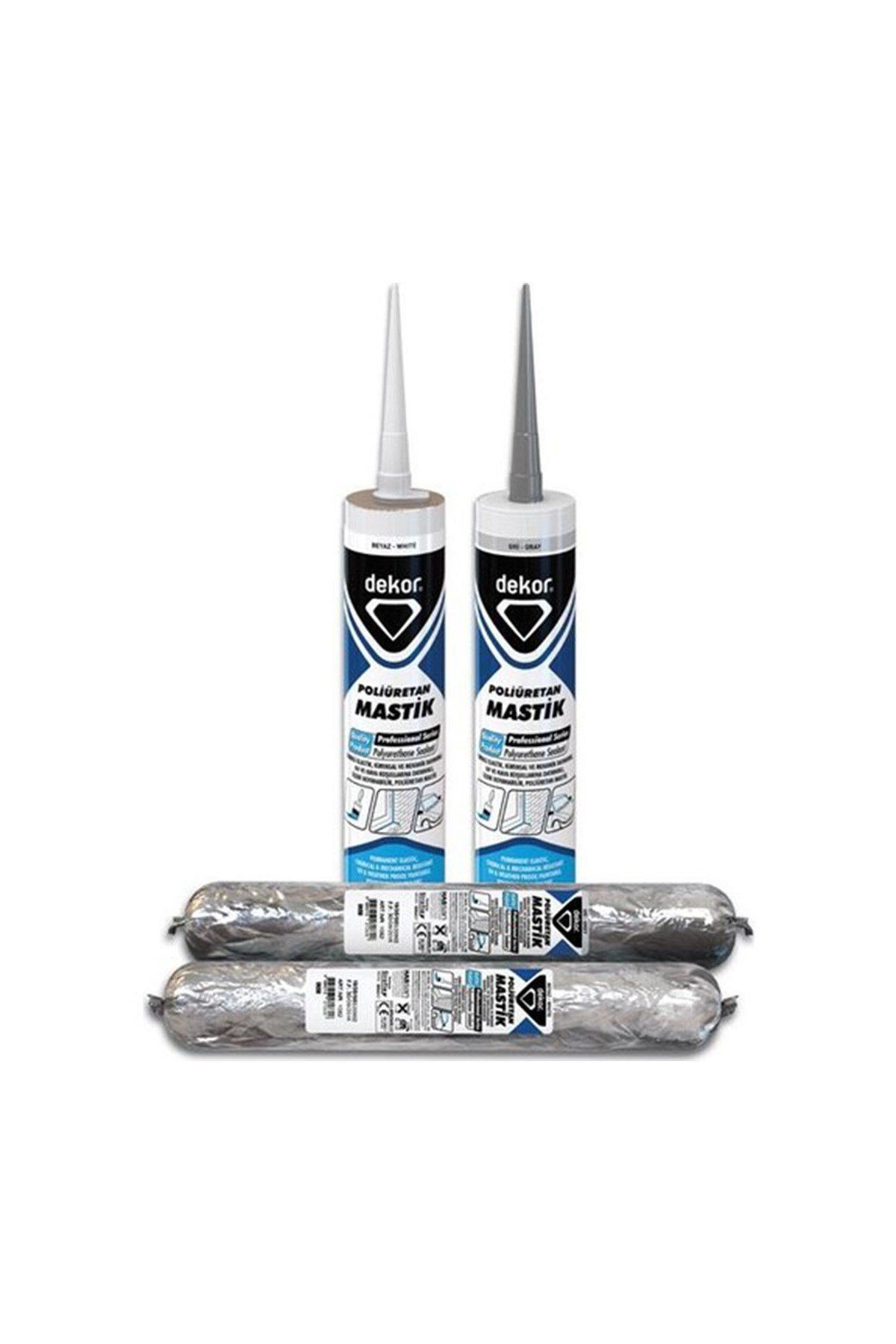 DEKOR D081 POLİÜRETAN MASTİK 300ML GRİ