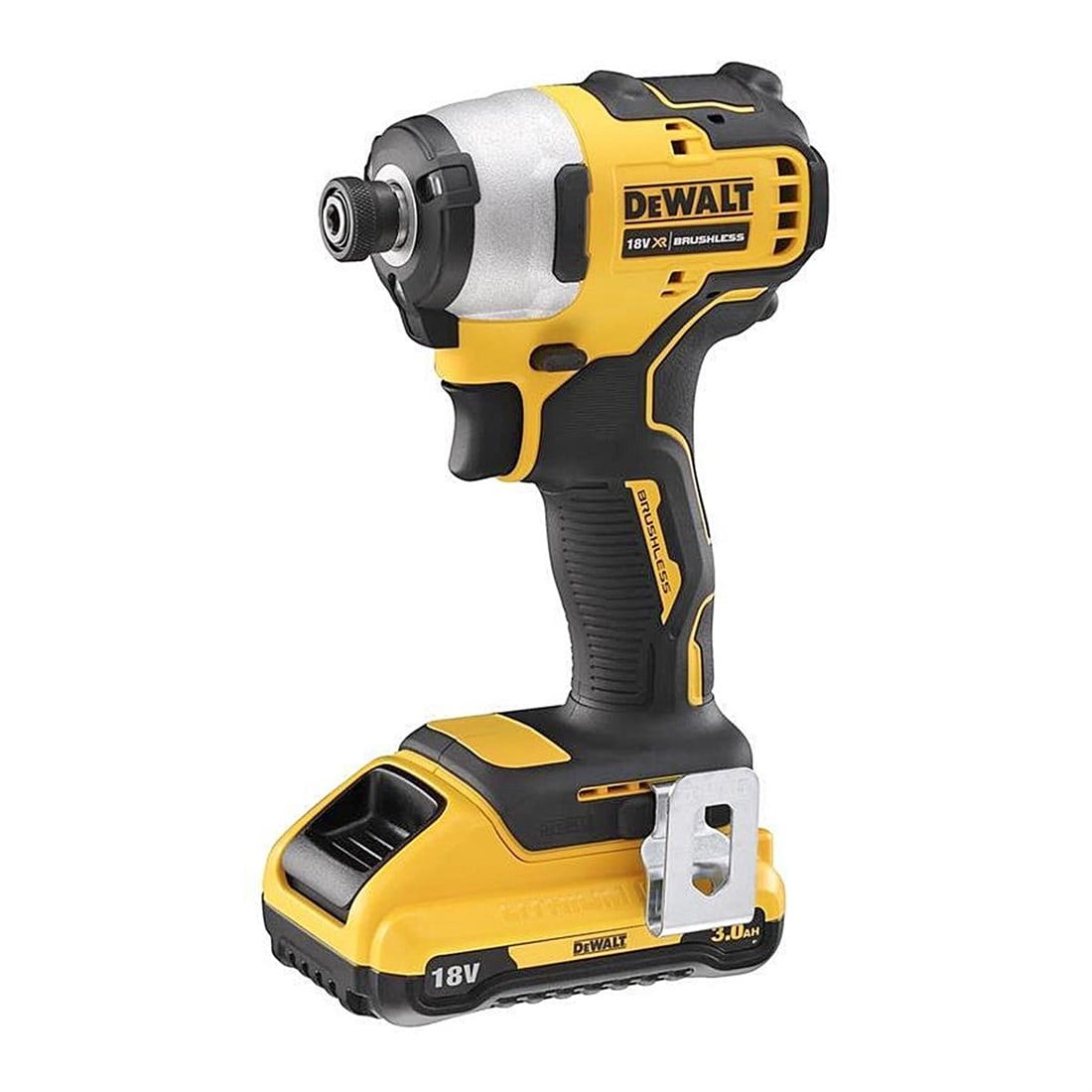 Dewalt 18V 3Ah Kompakt Kömürsüz Akülü Darbeli Matkap - DCF809L2T