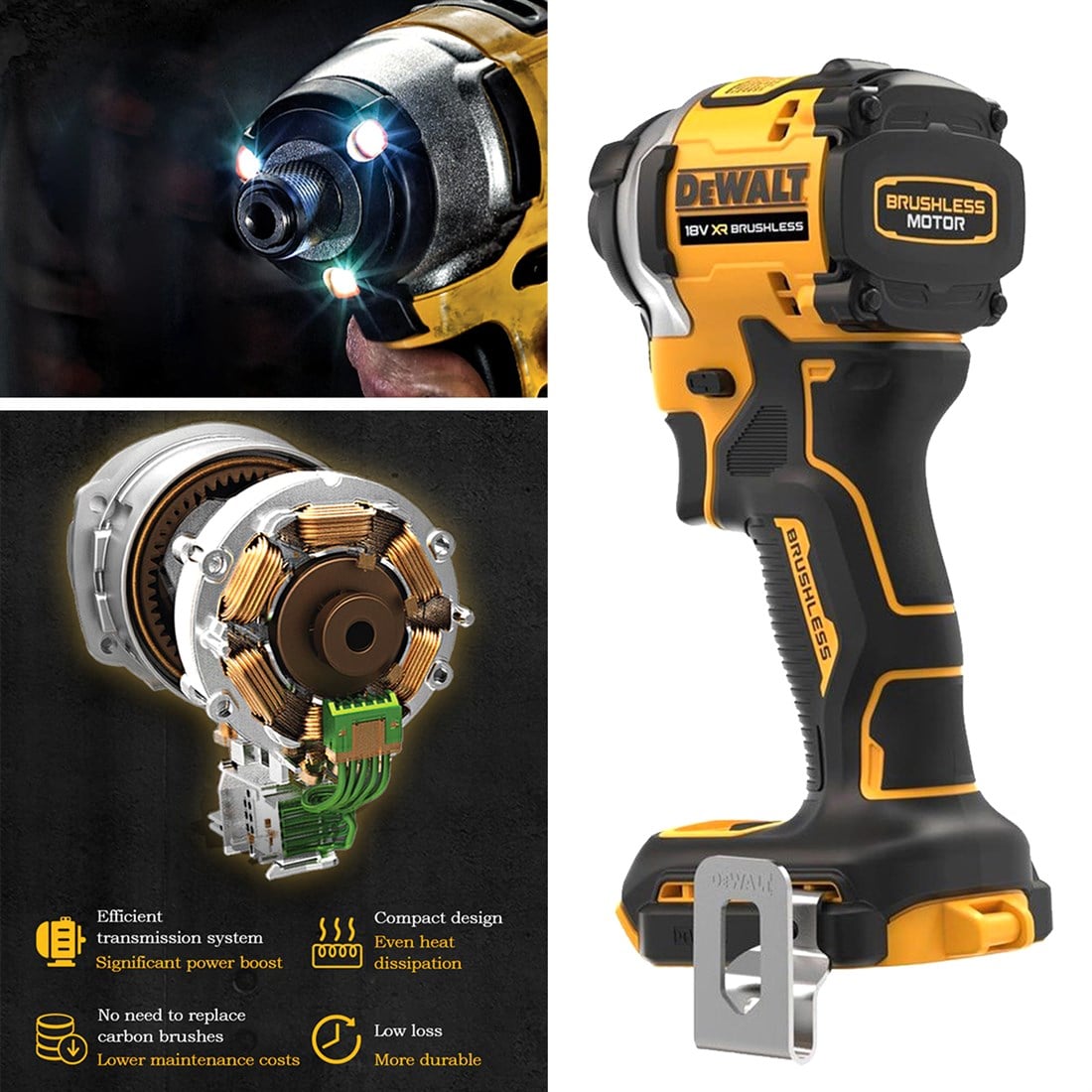 Dewalt DCF850NT 18V PRO Darbeli Tornavida Makinesi