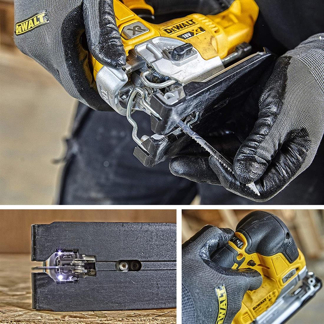Dewalt DCS334NT-XJ 18V Kömürsüz Dekupaj Testere (Aküsüz)