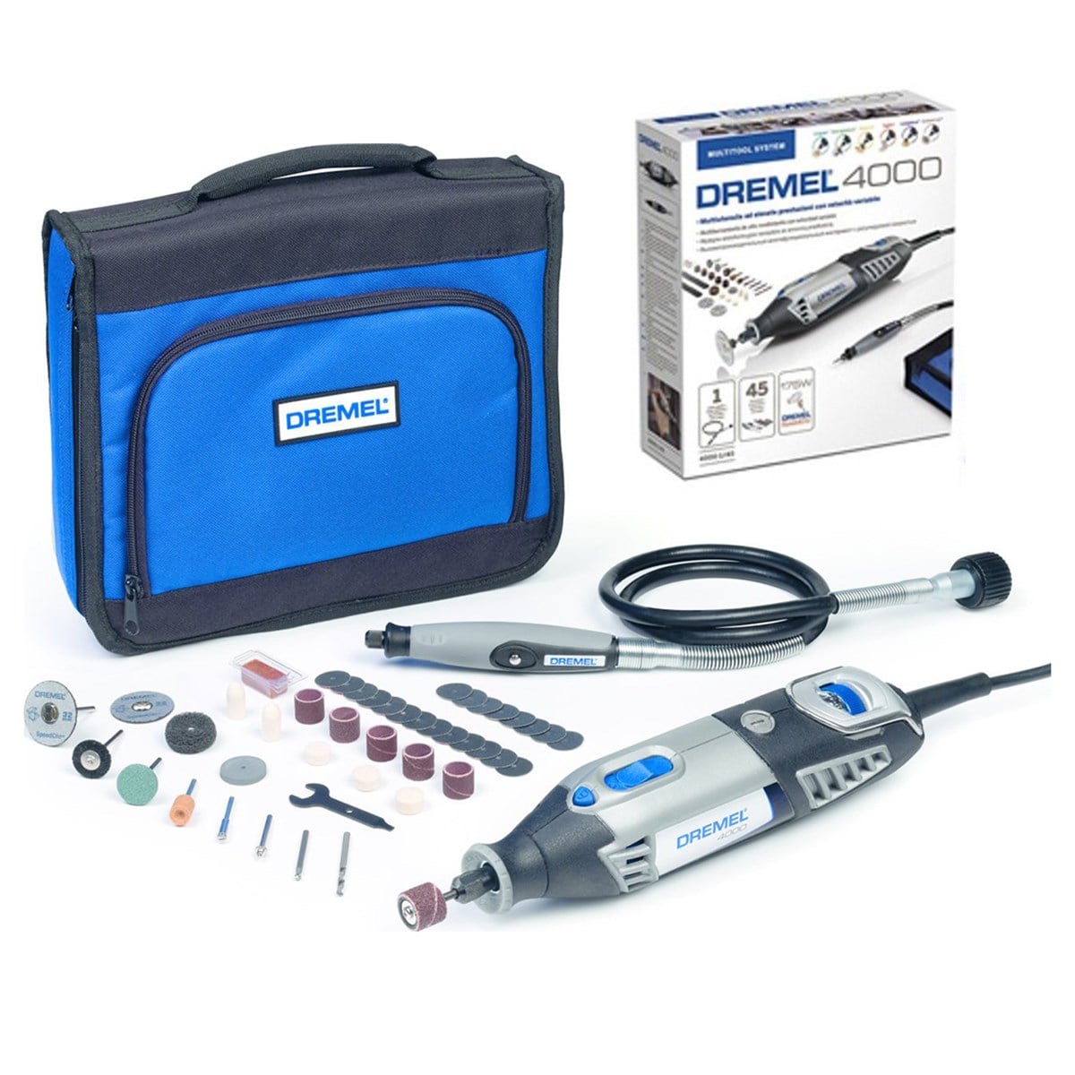 Dremel 4000 175 Watt El Motoru 1/45 Aksesuarlı - F0134000Jc