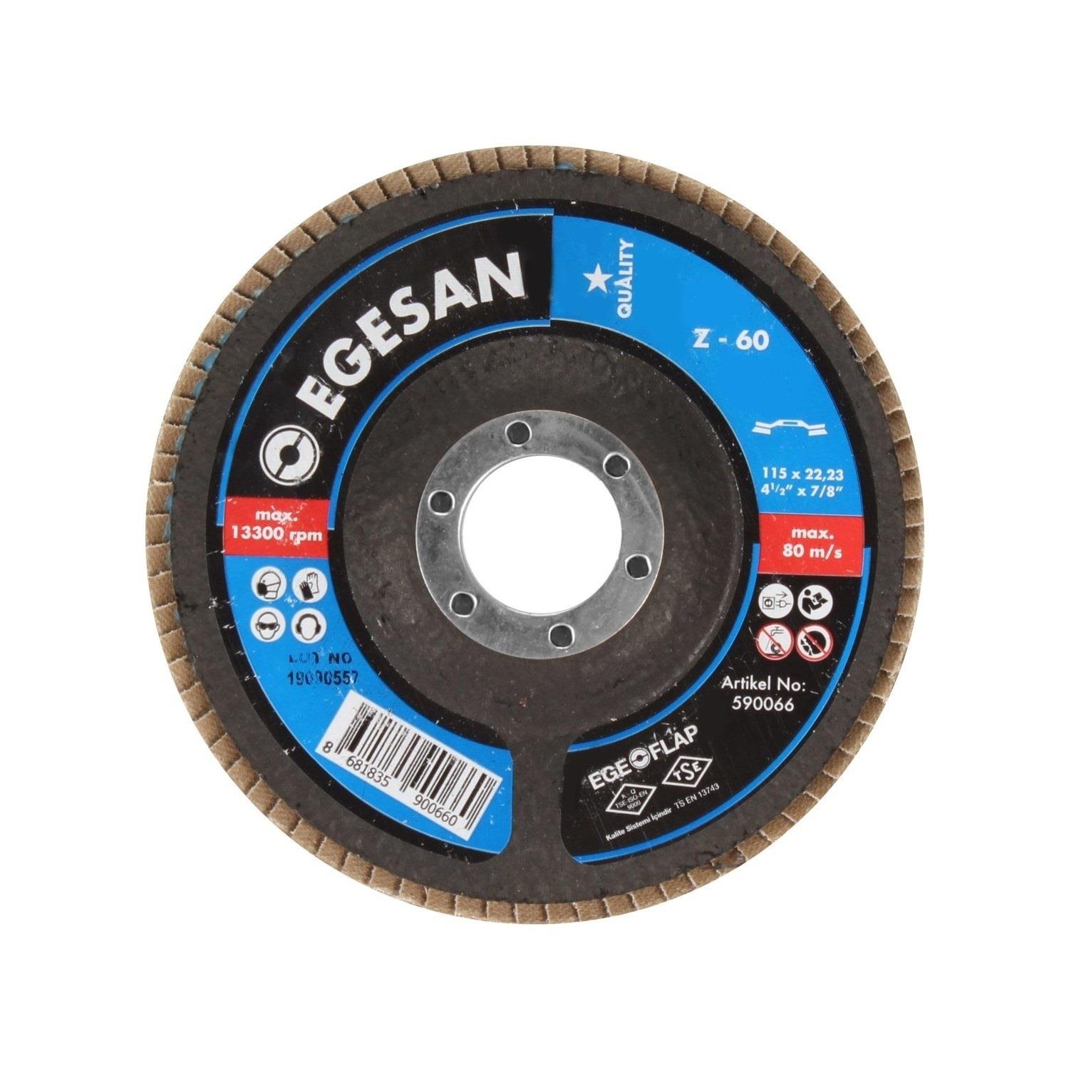 Egeli 115 Qualıty Flap Disk Zr- 60