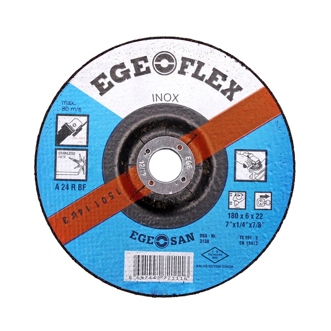 Egesan 180*6*22 İnox Taşlama - 272111