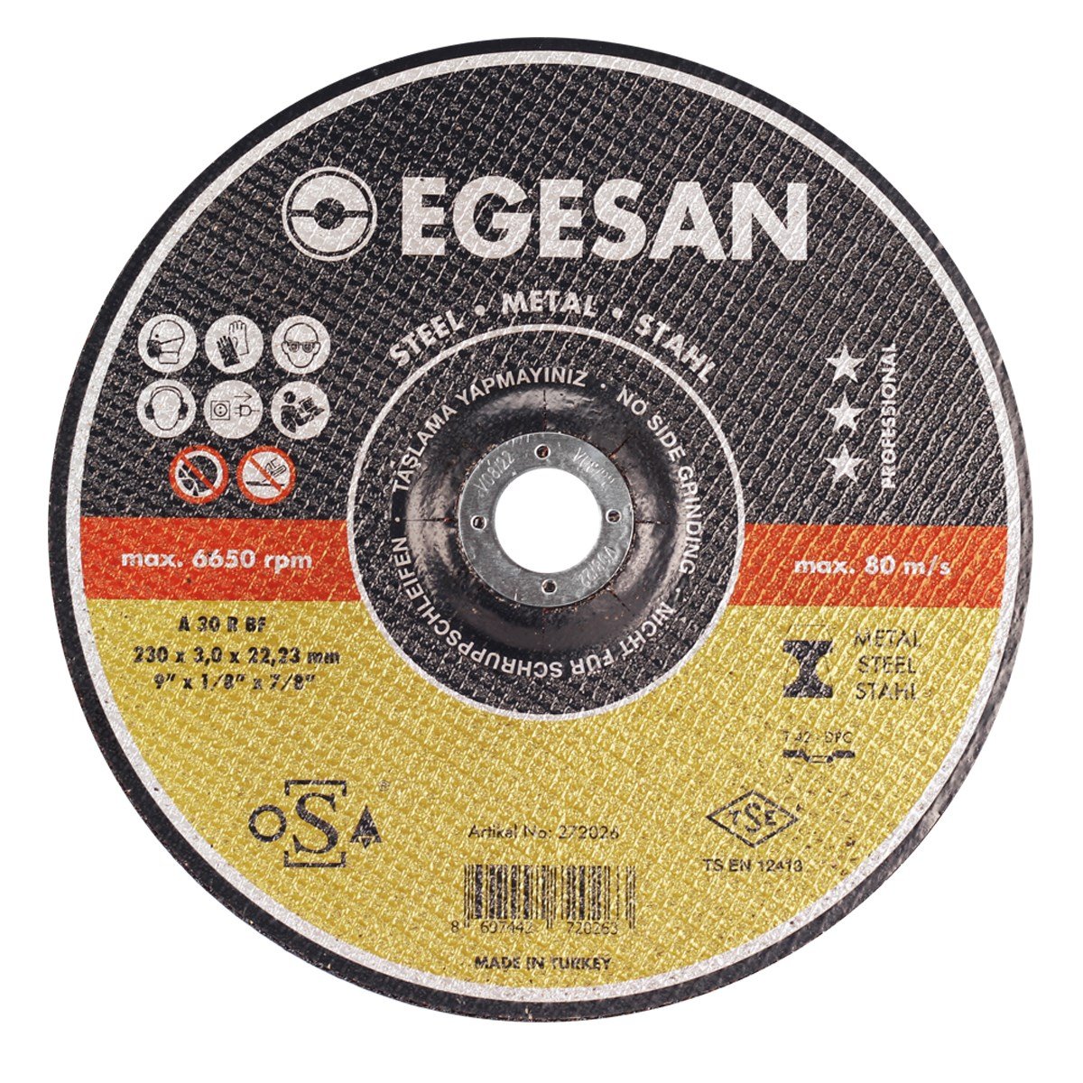EGESAN 230*3 METAL KESİCİ 272027