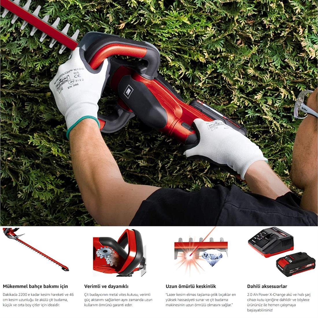 Einhell GC-CH 1846 Li Akülü Çit Budama - 3410642