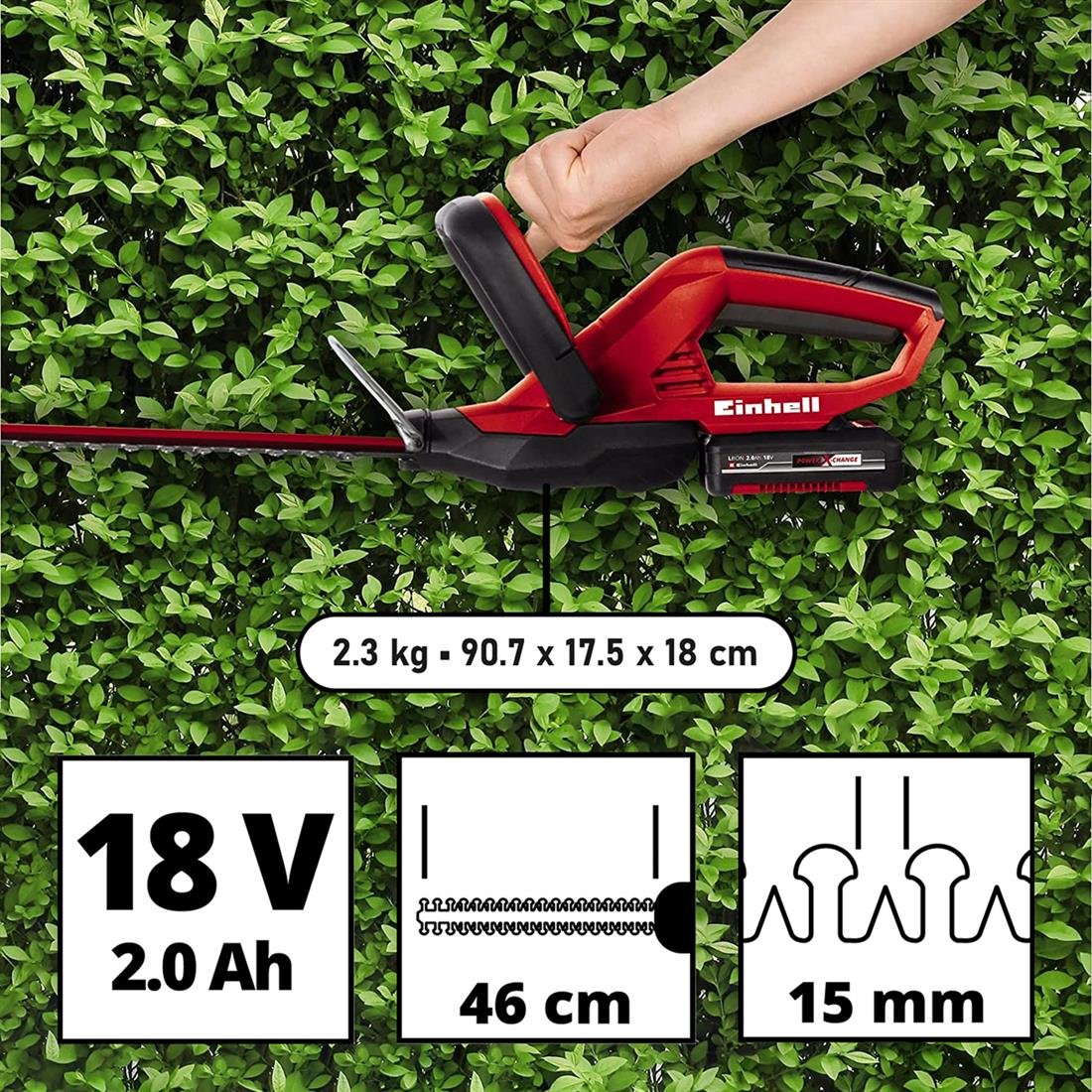 Einhell GC-CH 1846 Li Akülü Çit Budama - 3410642