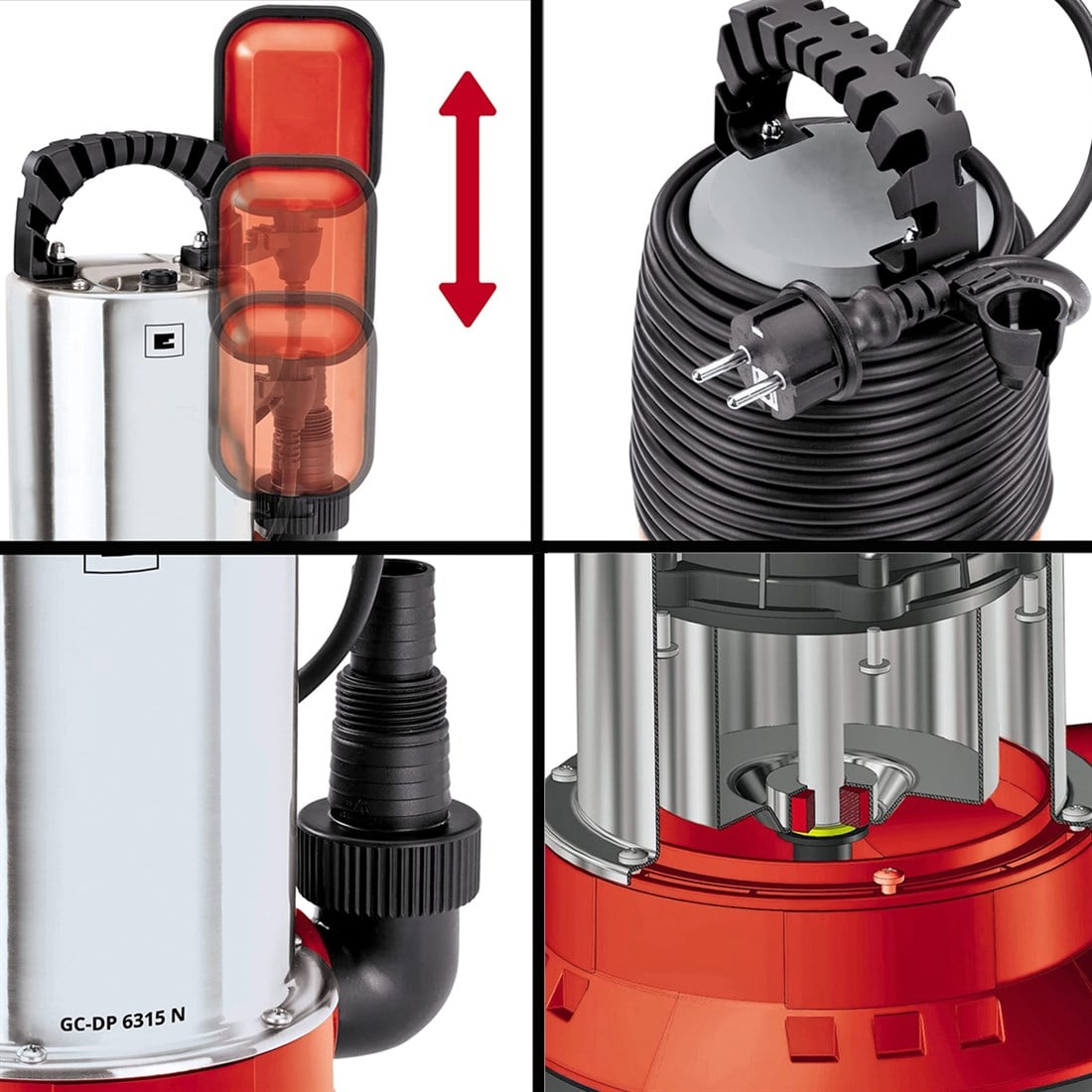 Einhell GC-DP 6315 N Dalgıç Pompa Kirli Su 630W - 4170491