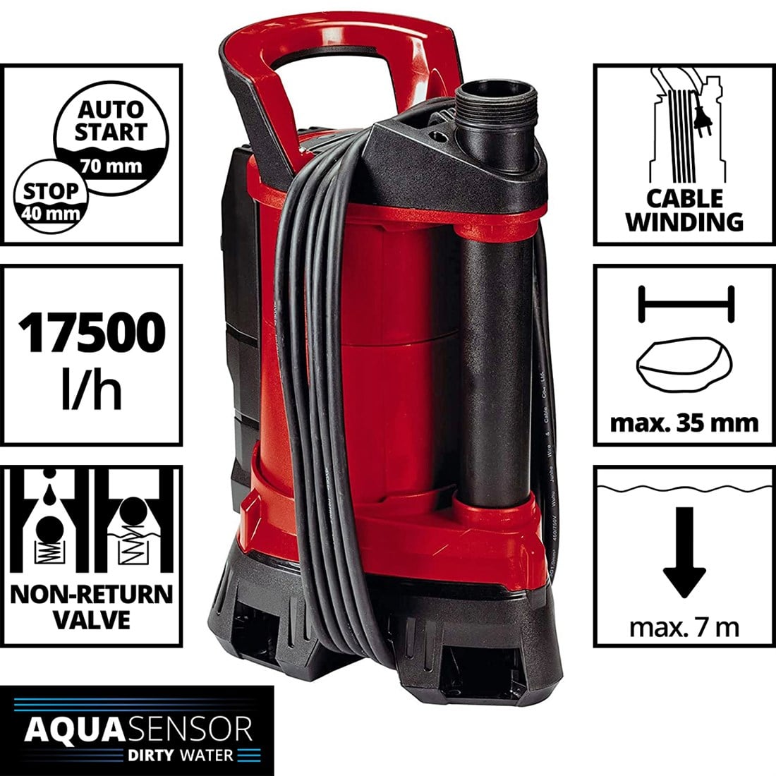 Einhell GE-DP 6935 A ECO Dalgıç Pompa - Kirli Su - 4171450