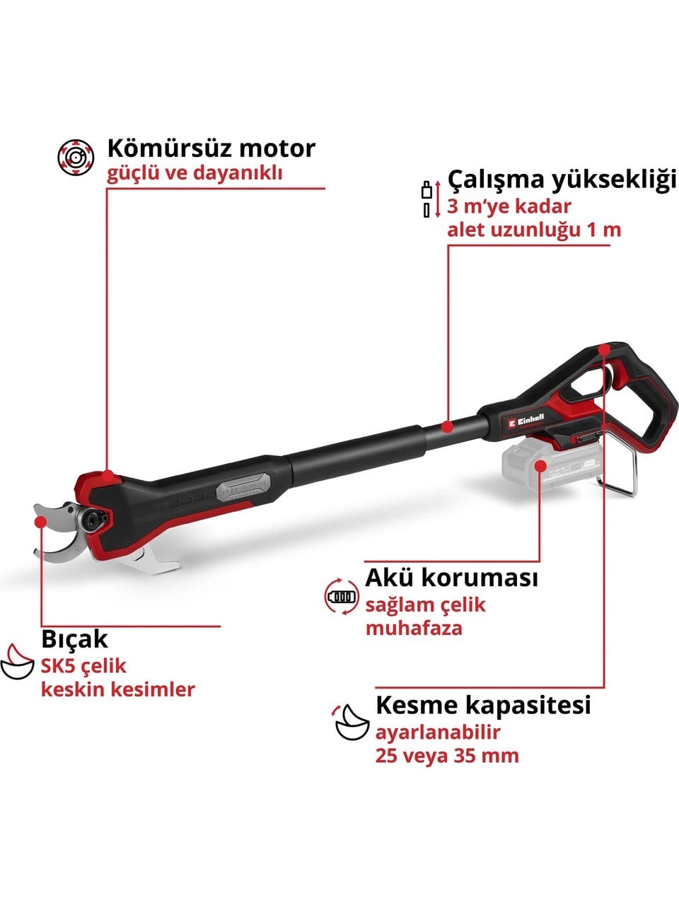 Einhell Professional GP-LS 18/35 Li BL-Solo Akülü Budama Makası - 3408360