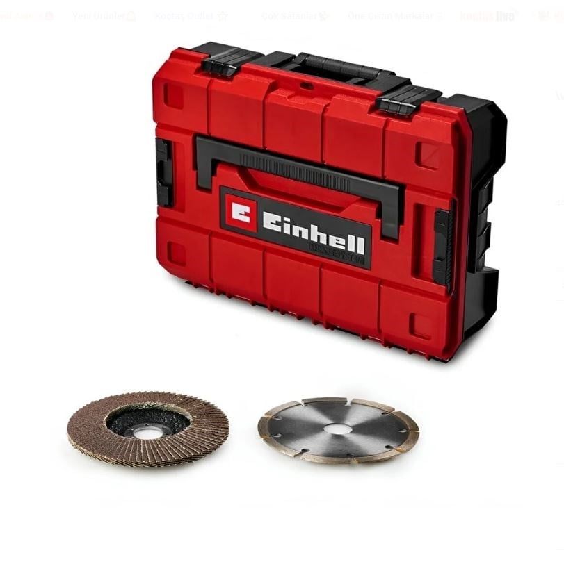 Einhell Professional TP-AG 18/125 CE +3 Set - Solo Akülü Taşlama Set - 4431195