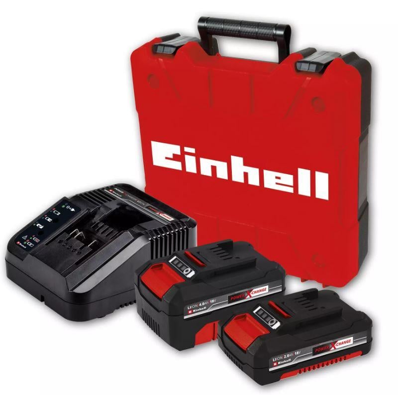 Einhell Professional TP-CD 18/50 Li-i BL ( 2Ah + 4Ah ) Akülü Darbeli Vidalama + Einhell  Vidalama Uç Seti 42 parça M-CASE Kutu