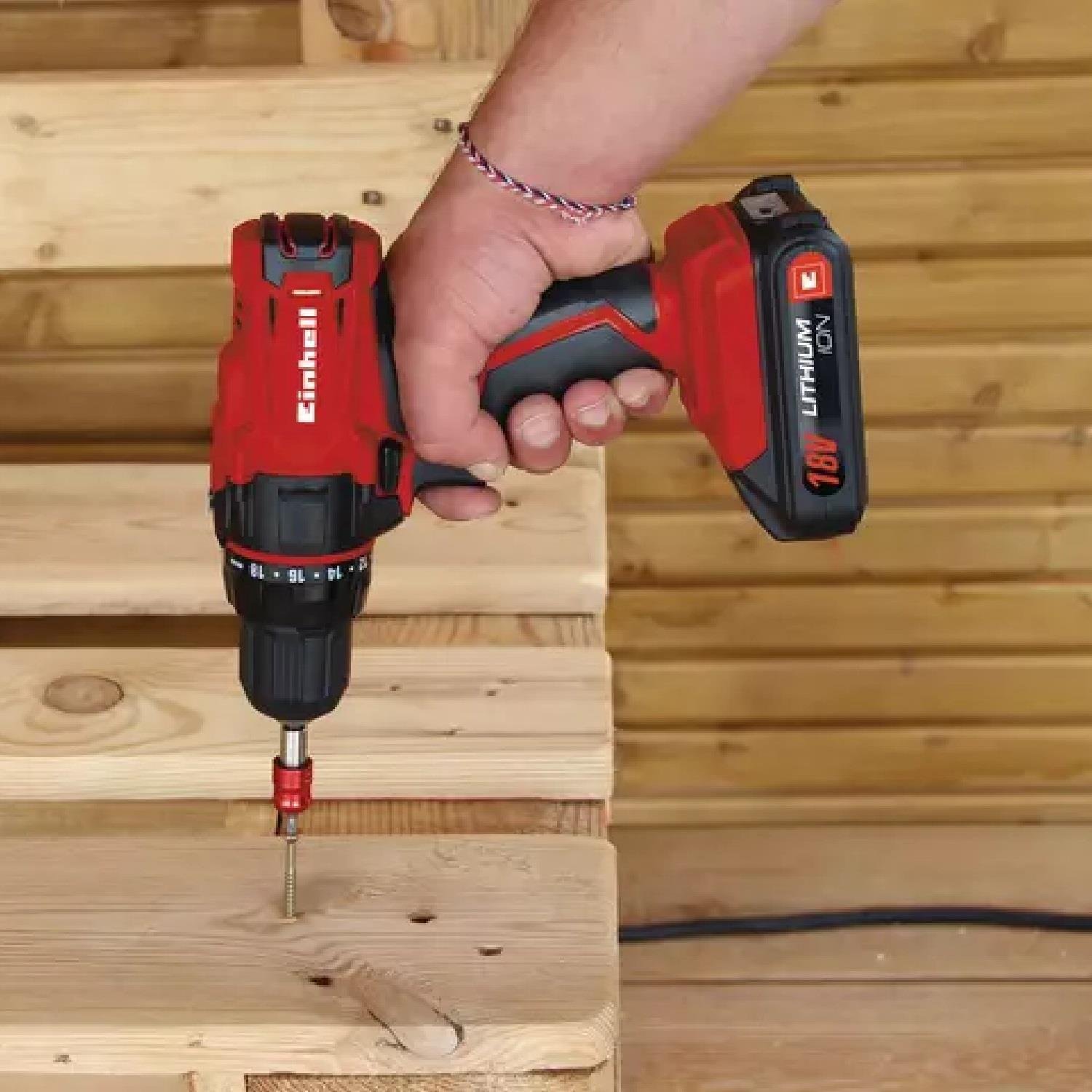 Einhell TC-CD 18-2 Li (2x1,3 Ah) Çift  Akülü Vidalama Makinası - 4513820