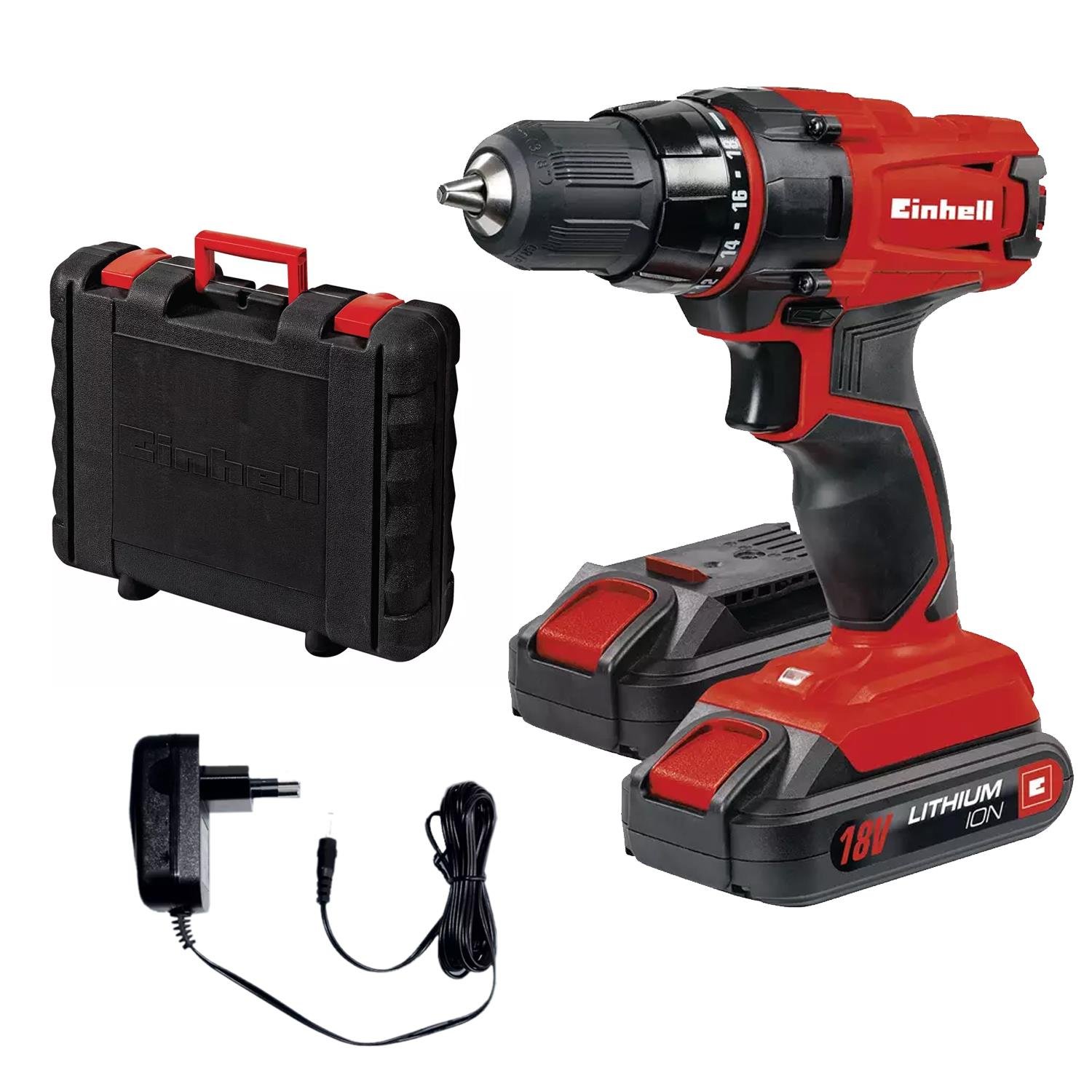 Einhell TC-CD 18-2 Li (2x1,3 Ah) Çift  Akülü Vidalama Makinası - 4513820