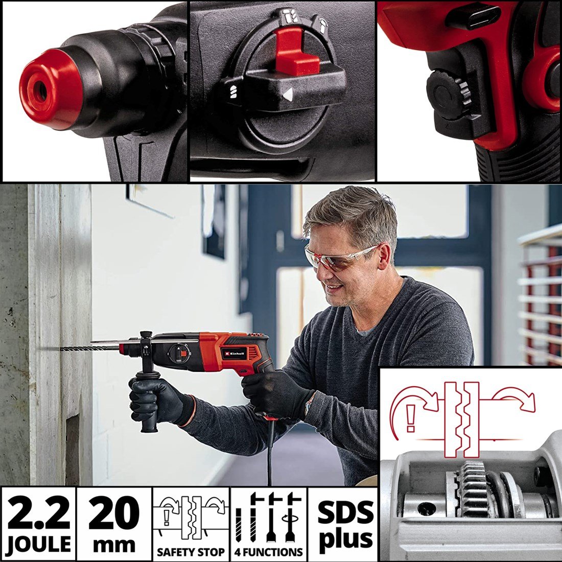Einhell TC-RH 620 4F Kırıcı Delici Kırıcı Delici - 4257992