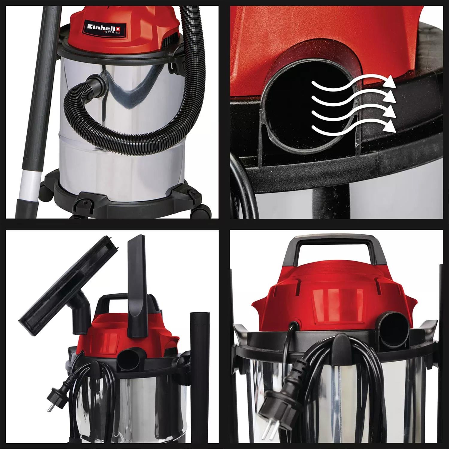 Einhell TC-VC 1815 S, Islak/Kuru Endüstriyel Süpürge - 2342390