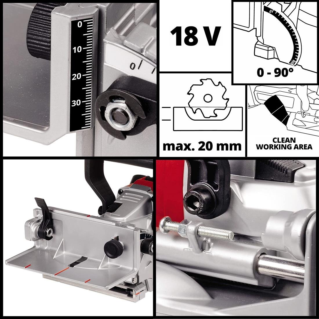 Einhell TE-BJ 18 Li-Solo Yassı Dubel Frezesi 4350630
